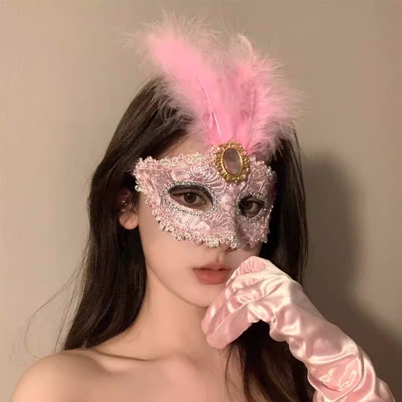 Respirator Half Face - 여자 가장 무도회 마스크 베네치아 의상