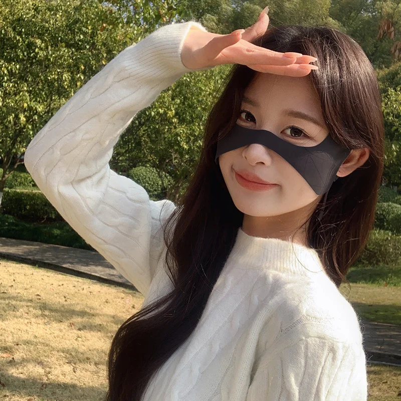 Sports Mask Breathable - 1-10PCS UV 보호 나비 얼음 실크