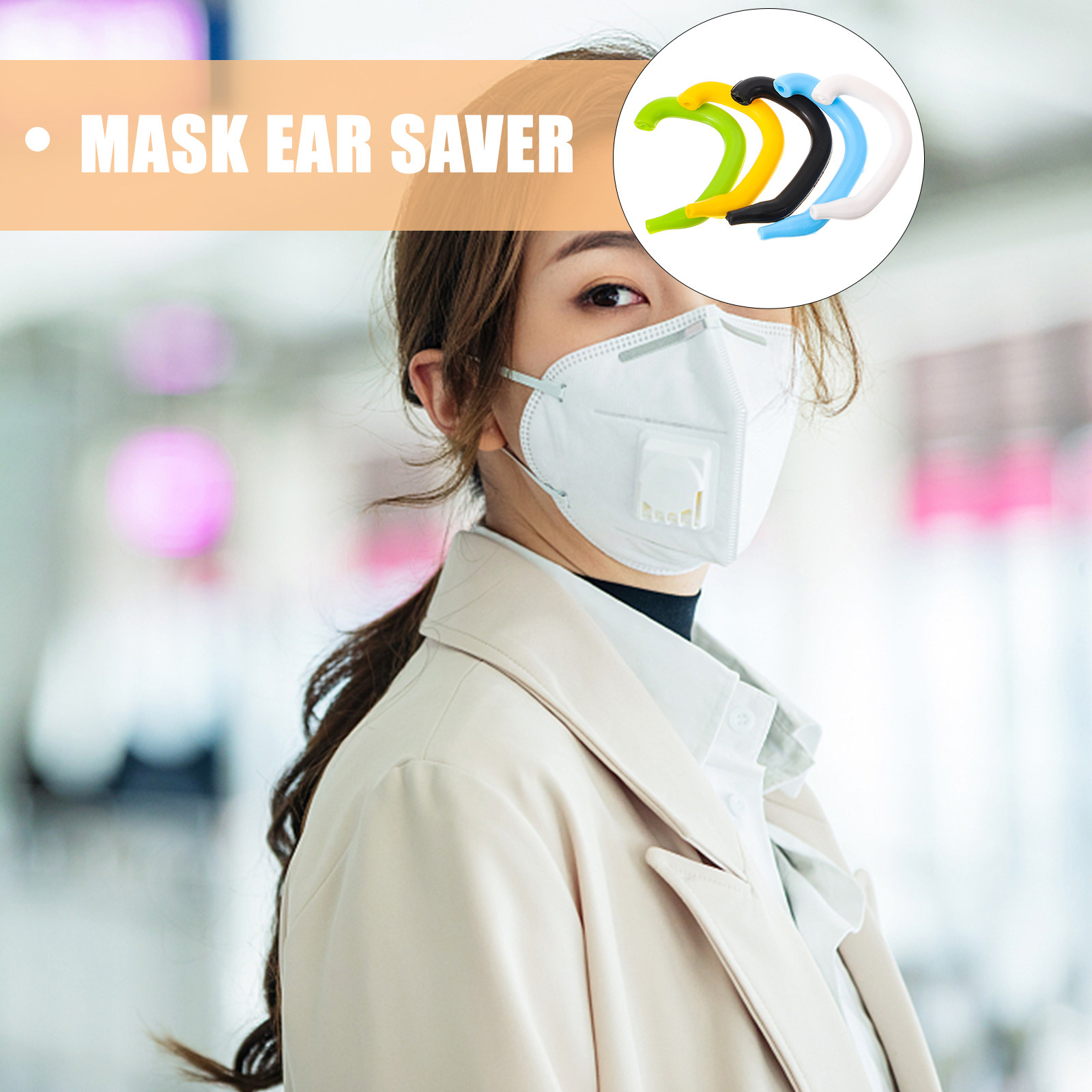 5Pcs 프리미엄 실리콘 이어 세이버 마스크 귀 보호기 - Mask Ear Saver Strap 리뷰 및 가격