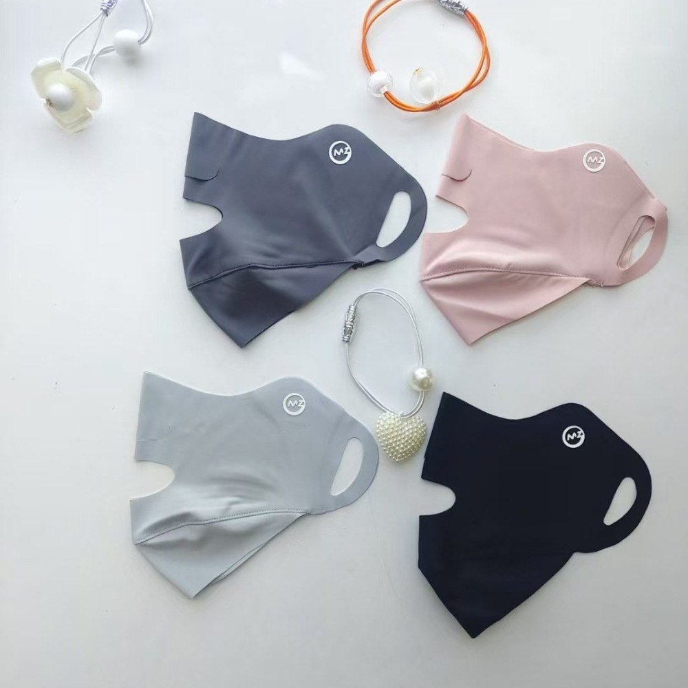 새로운 통기성 아이스 실크 마스크 자외선 차단 방진 라 - Sports Mask Breathable 리뷰 및 가격