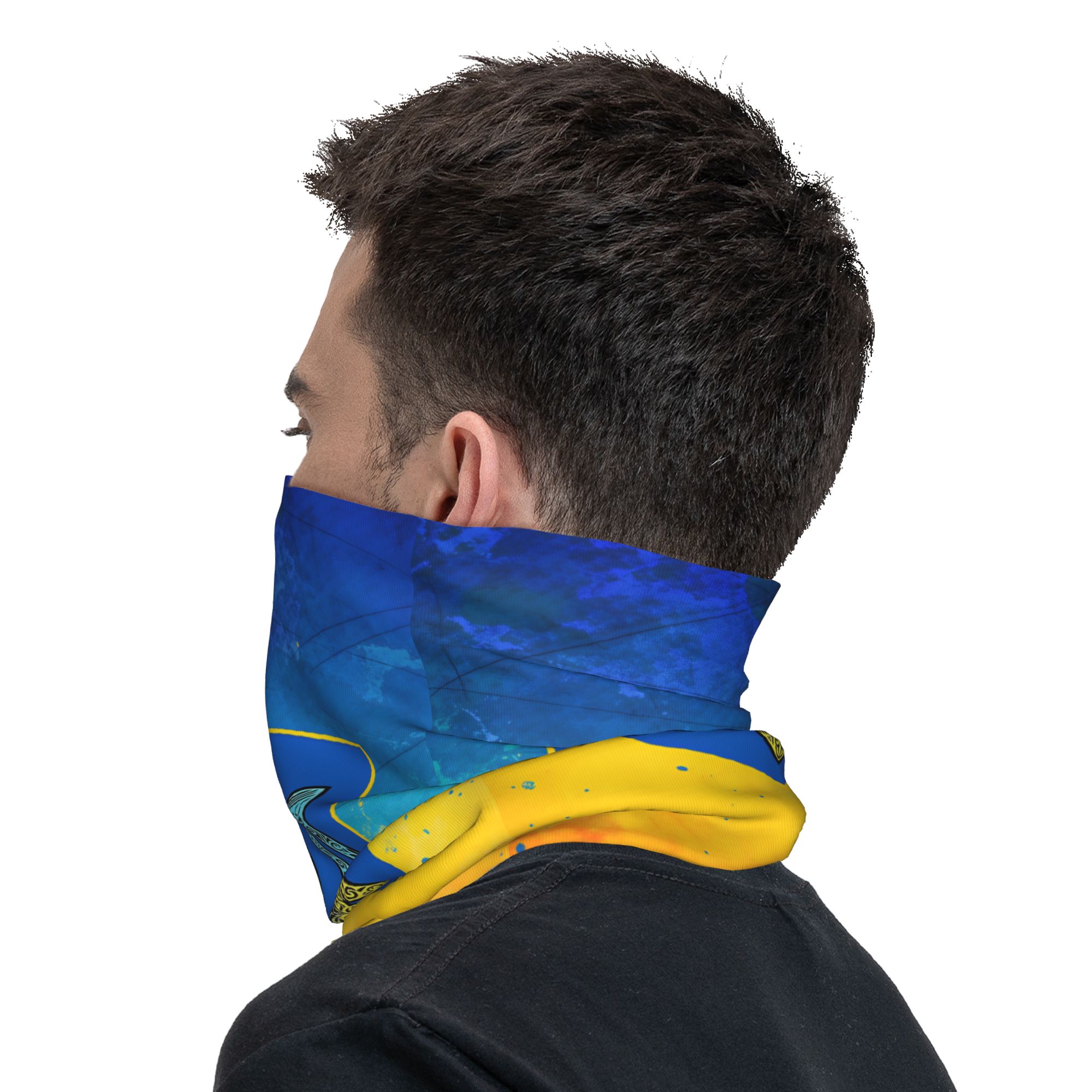 우크라이나 삼색 엠블럼 발라클라바 야외 스포츠 자전거  - Neck Gaiter Face Cover 리뷰 및 가격