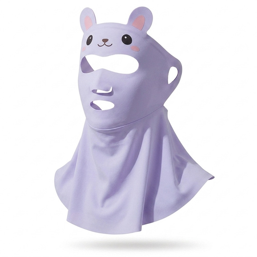 토끼 디자인 어린이용 자외선 차단 마스크 가볍고 얇은  - Kids Face Mask 리뷰 및 가격